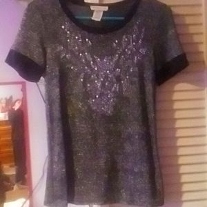 Beautiful sparkle top with studs